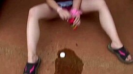 Kitty Karsen Strips Nude for Bubble Play, Showing Off Her Teen Tits.