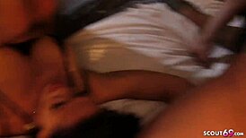 echter gangbang, teen anni angel and loujaxx bangin' huge cocks