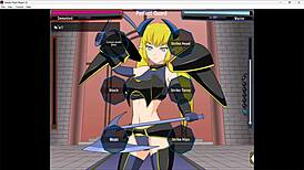 In this anime game, the demoness betrays me after I spared her 😈