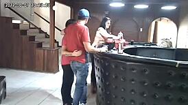 spy cam catches husband cheating on wife with instant karma