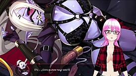 Daisy the Dark Elf Explores Pleasure Route in Mirror with BDSM