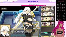 The sensual evenicle part 12 performance of Lewdneko vtuber