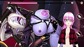 Daisy the Dark Elf Explores Pleasure Route in Mirror with BDSM