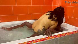 bbc takes me to jacuzzi for cock until facial cumshot 😍