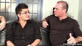 antonio sucks big cock in hardcore gay anal fucking