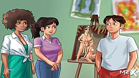 Erotic Headmistress Picture in Summertimesaga Episode 4