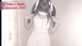 Nana's Twin Tails Turn Perverted in Homemade Play