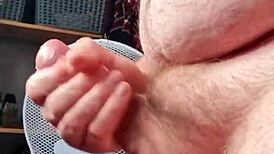 I love watching my chubby body cum hard while using a dildo in this hot compilation.