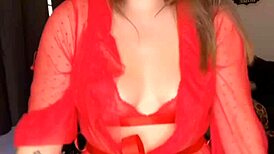 christmas fun with big ass masturbation and wet pussy fingering 🎄