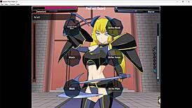 In this anime game, the demoness betrays me after I spared her 😈