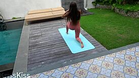 Step Sister Fucked Hard After Yoga