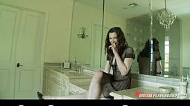 Pale Goddess Stoya Choked And Gagged In Anal Fuck