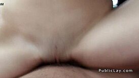 “Yo, Watch This European Amateur Bang Hard in Public Car!”