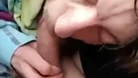 Swallowing a Hot Cock in the Afternoon with Deepthroat Action and Sloppy Finish.