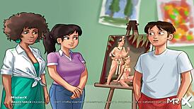 Erotic Headmistress Picture in Summertimesaga Episode 4