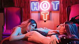 uhh, me n my girl, lesbian fuckin in dark room, so hottt