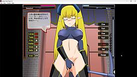 In this anime game, the demoness betrays me after I spared her 😈