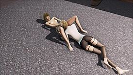 Katsu and Emogene explore lesbian hentai in Fallout 4