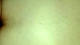 Transsexual shemale crossdressing while eating ass