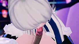 Watch This POV Wet Blowjob Leading To Public Fucking During A Lap Dance In VRChat!