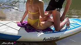 Isn't it a perfect sunny day to screw stepsister by the river?