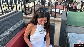 the waiter messed up my order, so i invited him home for fun