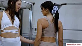 TRAIN THAT PUSSY HARD! LESBIAN TRAINER YELLS