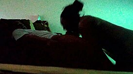 Partner enjoys a passionate licking session