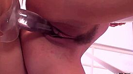 Electra Angel And Tera Bond Tera Riding Electra's Strapon In Lesbian Masturbation Scene