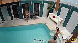 dude, ever seen wild sex in a private pool for cash?