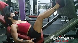 Gym pickup leads to bold sucking and fucking