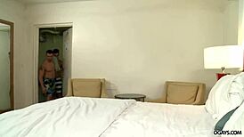 Handsome Couple Enjoys Intimate Moments