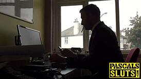 yo, that busty sub milf got her ass wrecked before tasting cum