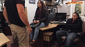 I’m Shocked Seeing Couple Bitches Pounded by Horny Pawn Guy