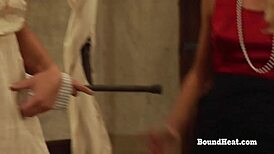 Adela Submissive Slave Moans from Harsh Whipping on Big Ass