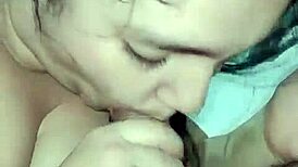 She knows how to settle debts with big tits!