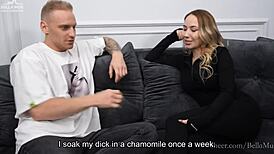 I try unusual poses for him, like cowgirl and doggystyle