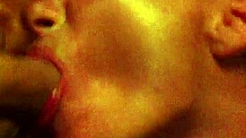 Slutty redhead girlfriend passionately sucks amateur cock with intense pleasure