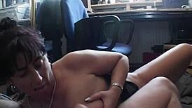 MomsWithBoys Office Slam with Mature Brunette Slut Taking It Hard