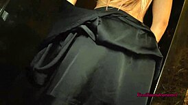 Big Tits Blonde Rips Clothes And Masturbates In Shower