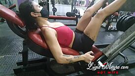 Gym pickup leads to bold sucking and fucking