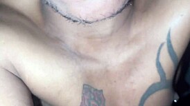 Gay guy rides cock rough after party!