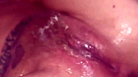 Gagged busty blonde slave gets fucked in hairy pussy while bound and tied up