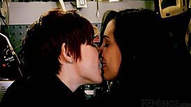 Female Police Officer Gets Her Pussy Licked in Wild Office Scene