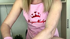 Hot Nurse Gives Hard Cock a Wild Waxing