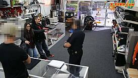 I’m Shocked Seeing Couple Bitches Pounded by Horny Pawn Guy