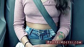 Held down rough, naive youth tired of taxi wait