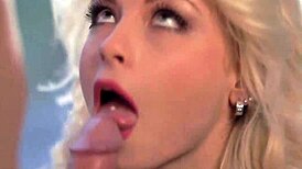 Exciting Blowjob by Blonde Milf with Interracial Anal and Assfucking Action