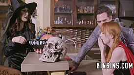 horny red riding hood bangs wolf stepdaughter in fantasy