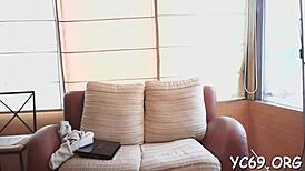 longing for beautiful pussy, this couple engages in blowjob and fucking with cumshot.